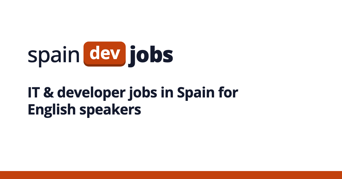 146 English-speaking Backend jobs in Spain (October 2026)